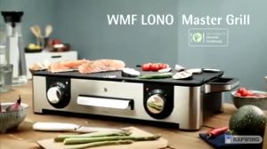 Bếp Nướng WMF Lono Master-Grill Máy Nướng BBQ Bếp Nướng Đa Năng Bếp Nướng Picnic Công Suất 2400W Khay Chống Dính Chất Liệu Thép Không Gỉ Nhập Đức BH 12 Tháng