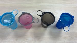 MAP BROTHER 2PCS 200ml Sports Soft Water Cup TPU Foldable Soft Water Cup Food grade Reusable
