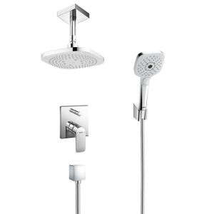 In-wall Mounting Dual-outlet Shower Head Set
