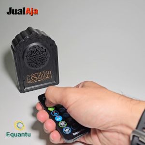 Speaker Murrotal Alquran Equantu Full 30 Juz Rechargeable Ruqyah Zikir Doa Cegah Penyakit dan Sholawat