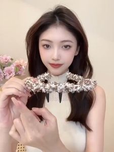 ED Temperament Braided Wave Headbands for Women High Skull Top Teeth Non-slip Headband