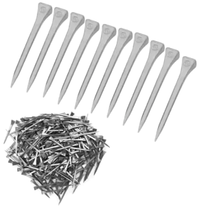 250pcs 51mm Non-Slip Horseshoe Nails Horse Hoof Nails Extra-Long Horseshoe Nails Shoeing Nails