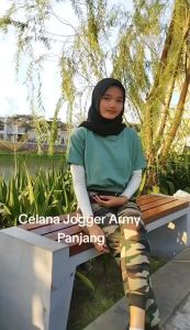 celana joger hijau army import wanita celana olah raga \celana joger army sport sepeda gym fitnes jogging terlaris