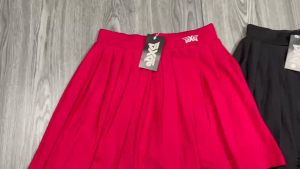 Chân váy xòe xếp ly thể thao nữ tập pickleball tennis cầu lông thun poly có lót đùi bảo hộ BINSPORTS Q219