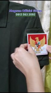 Kaos POKDAR KAMTIBMAS Polo Lengan Pendek dan Panjang PDL Tactical S - 5XL Free Bonus 3 Emblem Patch Prepet Perekat Velkro Army