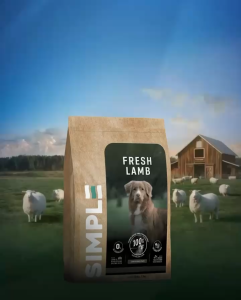 3KG SIMPLE Fresh Human-Grade Meat Dry Premium Dog Food (Fish/Aussie Lamb/Chicken)
