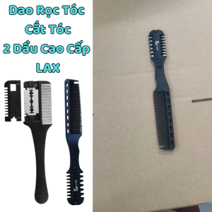 Dao Rọc Tóc Cắt Tóc 2 Đầu Cao Cấp LAX Dược Thợ Tóc Tin Dùng Cho Sanlon Hair Barber Shop.