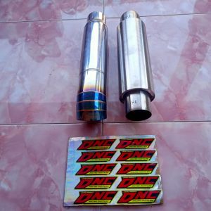 Satu Paket Knalpot Resonator Mobil Pajero Innova Fortuner Hilux Panther L300 Solar