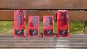 JLD Kunci L Set 9pcs Panjang Pendek Set Hex Key Wrench /Torx Bintang/Hex Bola With Storage Case