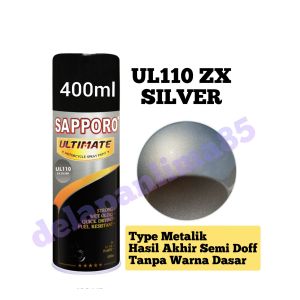 Sapporo Ultimate UL110 ZX Silver/cat semprot/cat spray/pylox/pilok