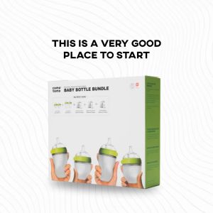 Comotomo Baby Feeding Bottle Bundle - Pink