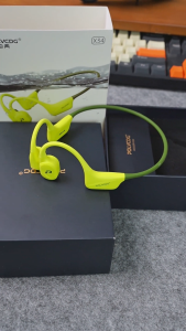 Polvcdg-X34-IPX8 Waterproof Swimming Bone Conduction Headphones Bluetooth 6.0 Sports/Cycling/Fitness With Microphone 32G Memory Card