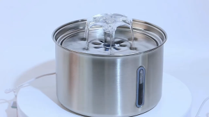304 Stainless Steel Pet Water Fountain Cat Drinking Fountain Automatic Water Dispenser Smart Pet Supplies 3L large Capacity