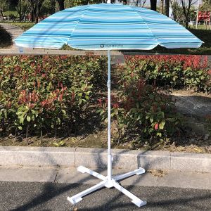 High-End 2025 2-Meter Outdoor Sunshade Beach Umbrella Thermal Transfer Printing Courtyard Umbrella Quality above Average