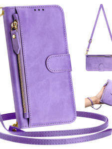 Oppo A5Pro X7Ultra Flip Cover Style Silicone Phone Case Soft Edge Crossbody Shoulder Strap Womens Model Protective Cover