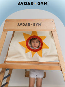 AVDAR | Childrens Indoor Playset Climbing Frame with Slide and Swing for Sensory Training