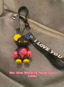 Móc Khóa Bearbrick Người Máy LINDO Quà Tặng Đáng Yêu Móc Khóa Dễ Thương Xinh Xắn Treo Balo Cặp