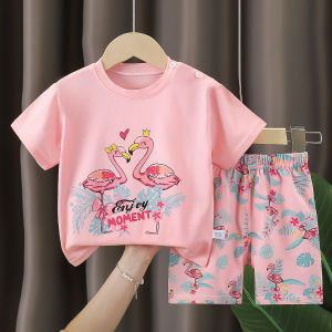 Tagkita | Bộ Áo Thun Mỏng Cotton và Quần Short Hè