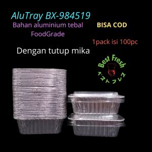 Aluminium Tray BX 984519 (10Pcs) Wadah Kotak Aluminium Foil Cup