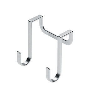 YUJIANG | S-Shaped Double Hook Kitchen Cabinet Door Organizer Stainless Steel