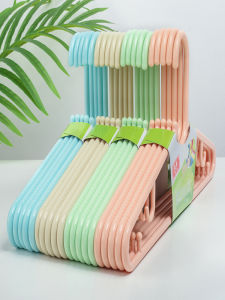 Large Size Thickened Plastic Clothes Hanger No Trace Design for Home Dormitory Anti-Slip Student Adult Nordic Style Clothes Hanger