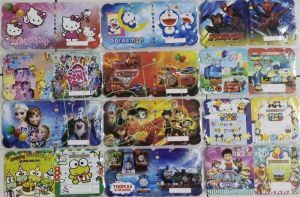 Kartu Undangan Ulang Tahun Karakter / Kartu  Ultah Anak (10lembar)