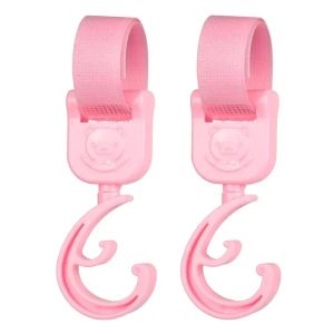 360 Degree Cart Organizer Storage Bag Hanger Universal Outdoor Stroller Accessories Baby Pram Hooks Rotate Hanging Bag