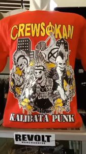 kaos band CREWSAKAN (kalibata punk) T-shirt crewsakan kaos band punk kaos punk