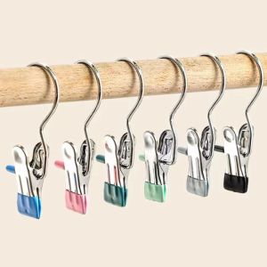 Multifunctional Hat Storage Rack with Hook Clip Handy Gadget Windproof Clothes Peg Pants Drying Socks Clip Hanging Leather Clip