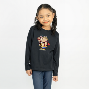 JOY Paket Setelan Anak-Anak & Remaja Isi 4 Pcs Kaos Lengan Panjang Motif Superhero