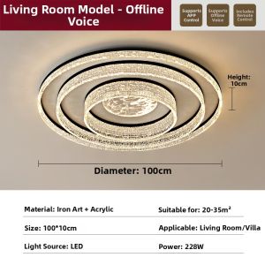 Modern Simple Atmospheric Chandelier Light