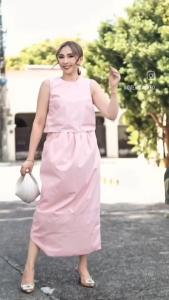 Harper Sleeveless Top and Long Skirt Set