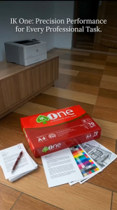 IK One multi purpose quality paper Pack of 3 reams 500 sheets/ream 70 gsm 210 x 297 mm/A4