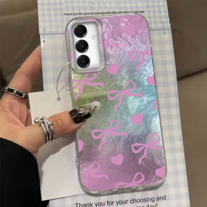 Colorful Heart Love Bowknot Phone Case For Samsung Galaxy A55 A16 A07 A17 A26 A36 A56 A25 A35 A14 A34 A54 A15 A13 A32 A12 Cover