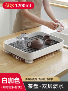 ชามชาทรงสี่เหลี่ยมเรียบง่าย ชามชาสำหรับใช้ในบ้าน ชาน้ำขนาดเล็ก โต๊ะชาน้ำแบบโมเดิร์น ชาน้ำสำหรับบ้าน สไตล์จีนโบราณ