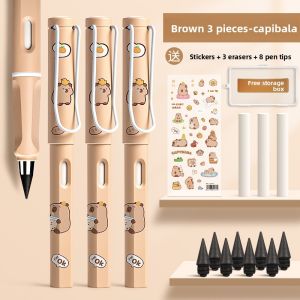 MONLEYTA | Graphene Pencils For Kindergarten Students No Sharpening Required Black Technology Learning Stationery Childrens No Sharpening Pencils