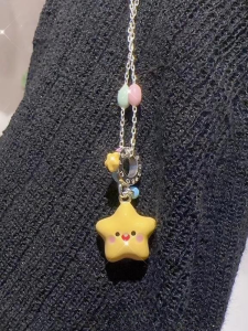 สร้อยคอจี้ลูกปัดประดับรูปดาวน่ารักจากเรื่อง Love And Deep Space ของค่ายอื่นๆ อุปกรณ์เสริมสำหรับผู้ชายและผู้หญิงอายุ 14 ปีขึ้นไป