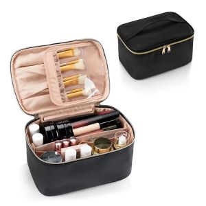 Large Capacity PU Waterproof Toiletry Storage Bag Womens Fashion Travel Portable Cosmetics Bag for Women Men