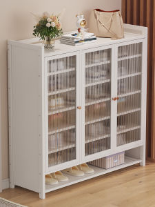 Foldable No-Install Real Wood Shoe Rack 2023 New Luxury Style Dormitory Multi-Function Storage Organizer Bamboo Craft