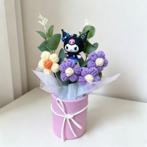 Sanrio | Handmade Crochet Flowers Genuine Sanrio Characters Handmade Bouquet Arrangement Home Table Decor & Gift For Woman Wife Mom