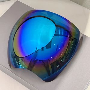 KAMMPT Huge Sports Goggle Men Futuristic Mirror Outdoor Cycling Protective Sunglasses Women Trendy Wrapped Round Anti-UV Shades