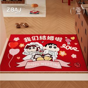 ZHIBAIJIA | Mickey Cartoon Non-slip Entry Door Mat Easy to Cut & Clean Coil