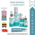 PAKET SKINNAZA + (SALEP GLOW) Untuk Kulit Sensitif, Beruntusan, Flek ringan, Kusam. 