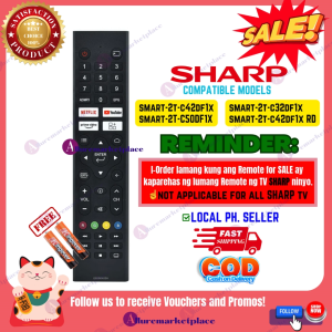 SHARP Smart TV Remote Control GB396WJSA MODEL 2T C42DF1X 2T C42DF1X RD 2T C50DF1X 2T C32DF1X Sky Tv Remotes - Lazada