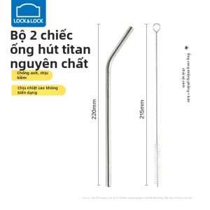 LocknLock | Ống Hút Titanium Tái Sử Dụng Cấp Thực Phẩm