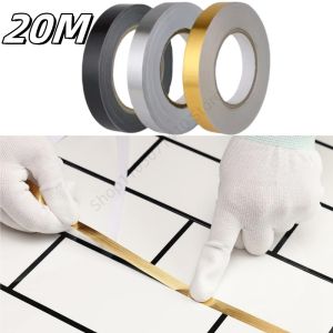 20M Self-Adhesive Tile Stickers Tape Floor Waterproof Mildewproo Wall Gap Sealing Strip Tile Beauty Seam Sticker Home Decoratio
