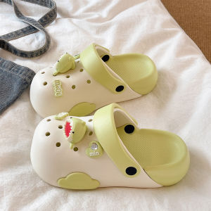 QIAOHUI | Cute Cartoon Shark EVA Anti-Slip Thick Soled Summer Slip-On Sandals