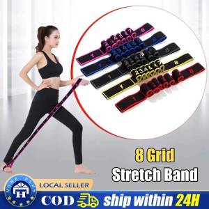Fitness Exercise Women Man Latin Dance Elastic Stretch Belt Exercise Pull Strap Sports Yoga Resistance Band for Body Building