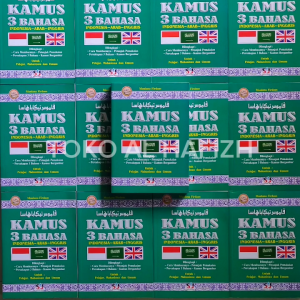 Kamus 3 Bahasa Indonesia - Arab - Inggris Ukuran A5 680 Hal - Fajar Mulya