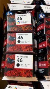 HP 46 มิติการสร้างรางเข้า CZ637AA - เข้ากันและ CZ638AA - เข้ากัน ( 2 ตลับ)